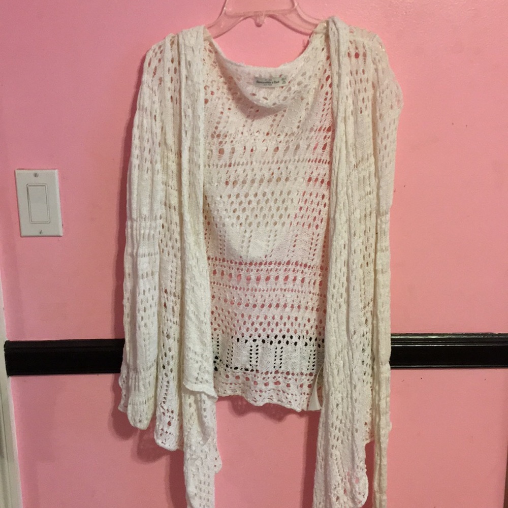Abercrombie hooded cardigan